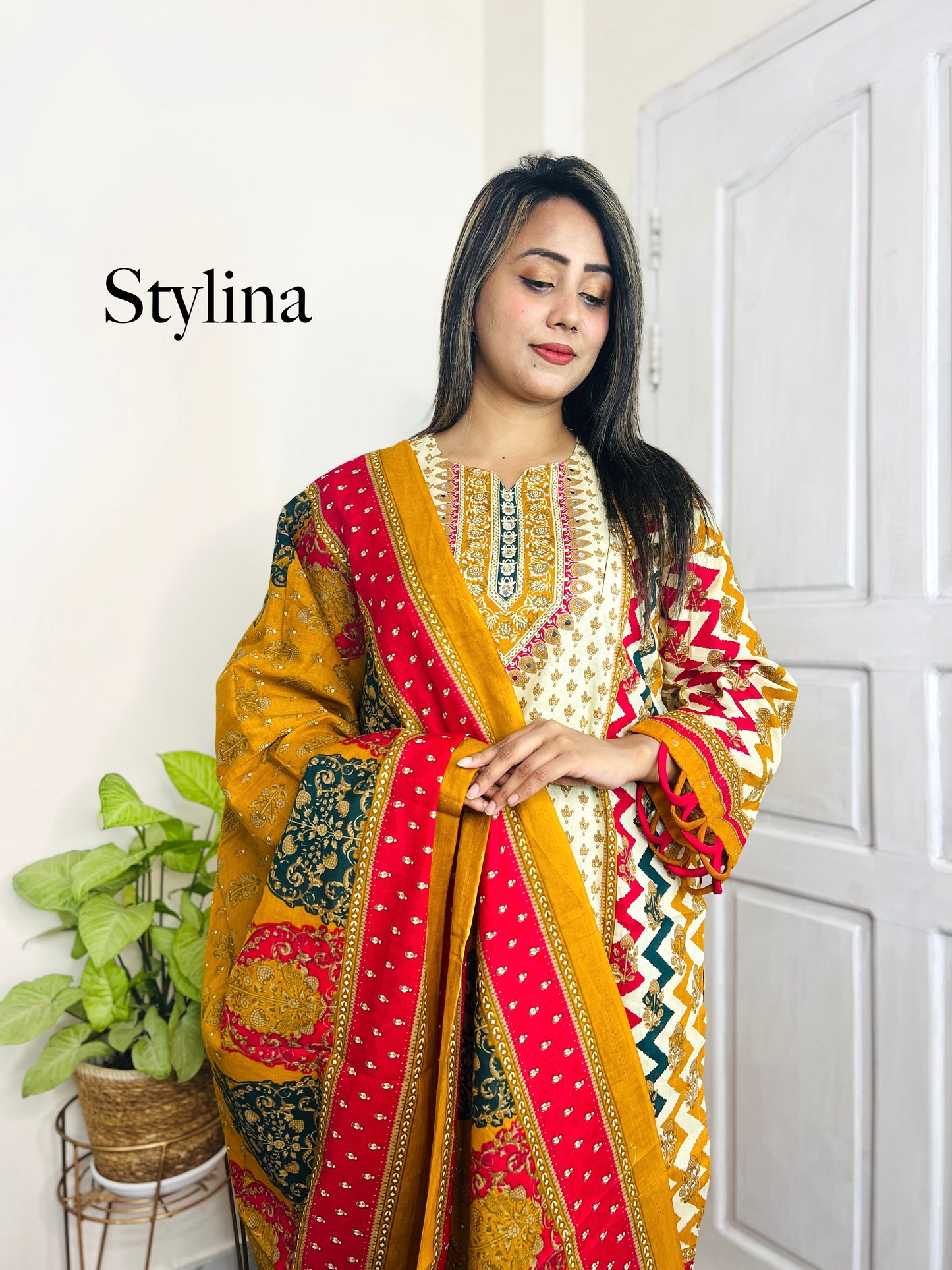 🌸 স্টাইলিনা প্রিমিয়াম সফ্ট কটন ৩ পিস (Code: S20)